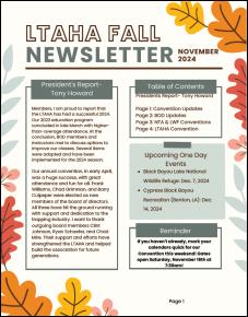 LTAHA 2024 Fall Newsletter